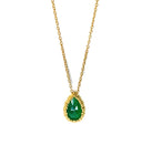 Oak Tree Talisman | Green Onyx | Gold Filled Necklace