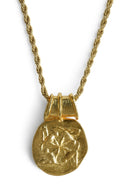 Ancient Style Gold Coin Talisman Necklace ~ The Children of Lir Edition