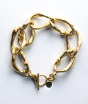 Broken Waves | Chunky Gold Filled Bracelet | Limited Edition