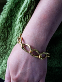 Broken Waves | Chunky Gold Filled Bracelet | Limited Edition