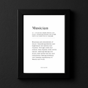 Musician— Wall Art for the Musician