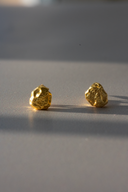 Textured Gold Studs