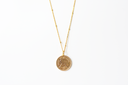 Irish 3D | Hare | Coin Necklace | Gold Plated