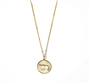 Irish 10P | Fish | Coin Necklace | 18K Gold Plated
