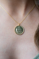 Irish Schellig  | Coin Necklace | 18K Gold Plated