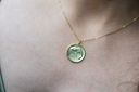 Irish 10P | Fish | Coin Necklace | 18K Gold Plated