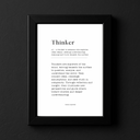 Thinker — Wall Art for the Thinker