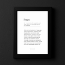 Poet — Wall Art for the Poet