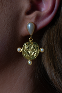 Children of Lir Pearl Earrings